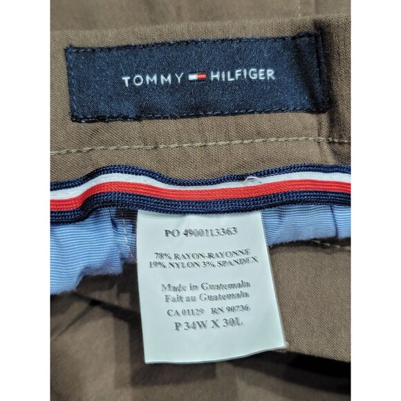 Tommy Hilfiger Mens Brown Pants - Picture 3 of 4